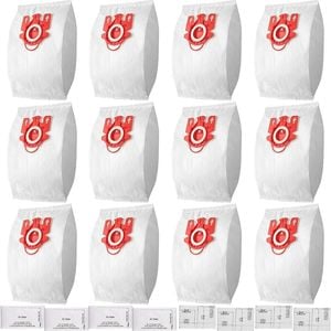 Fohoa 12 Pack Compatible Miele Airclean 3d Fjm Vacuum Cleaner Bags - Part # 10123220