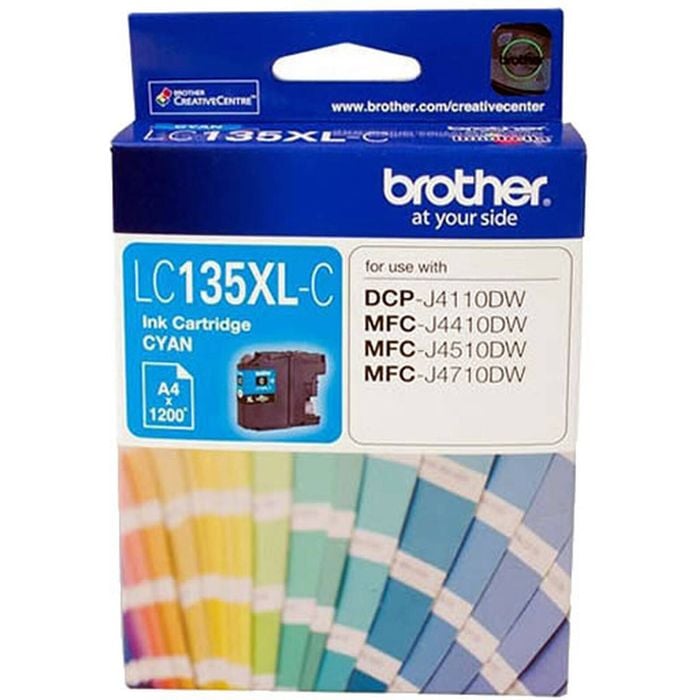 Brother LC-135X Cyan Ink - 1200 Pages Compatible
