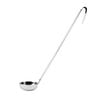 Vogue Flat Bottom Ladle Stainless Steel Pizza Sauce Spreader 56ml 312x64mm Commercial Kitchen Utensil