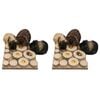 2PK Rosewood Maze-A-Log 30cm Rabbit/Guinea Pig Treat Challenge Pet Feeder Natural
