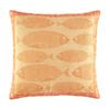 Kas Australia Frida Cushion Cotton Pillow Cover Ochre 50x50cm