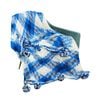 SOGA 90x200cm Blue Deep Sea Gradient Dyed Throw Blanket