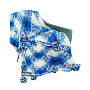 SOGA 90x200cm Blue Deep Sea Gradient Dyed Throw Blanket