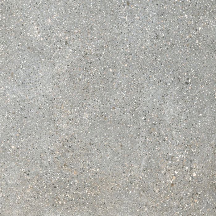 Duratile 60 x 60cm 1.08m² Aggregate Grey Porcelain Indoor Floor Tile - 3 Carton
