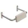 Metlam Australia Satin Stainless Steel Straight Rail with Padded Backrest