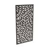 ProtectorAl 300 - 940 x 941 - 1840 Black Large Leaf Framed Composite Decorative Panel