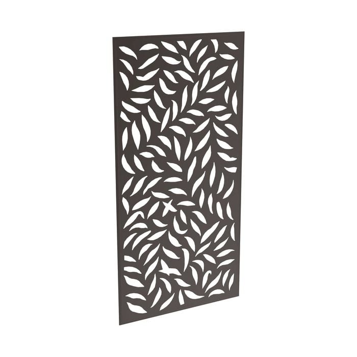 ProtectorAl 300 - 940 x 941 - 1840 Black Large Leaf Framed Composite Decorative Panel
