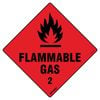 Pinnacle 270 x 270mm Metal Flammable Gas 2 Sign