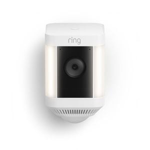 Ring White Spotlight Cam Plus Battery