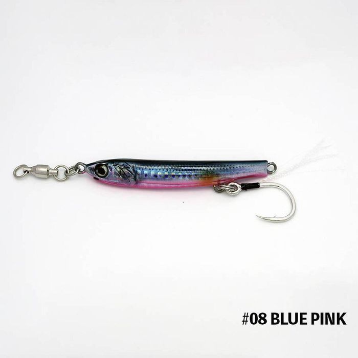 Little Jack Metal Adict Type 07 Fishing Jig 40g 08 Blue Pink