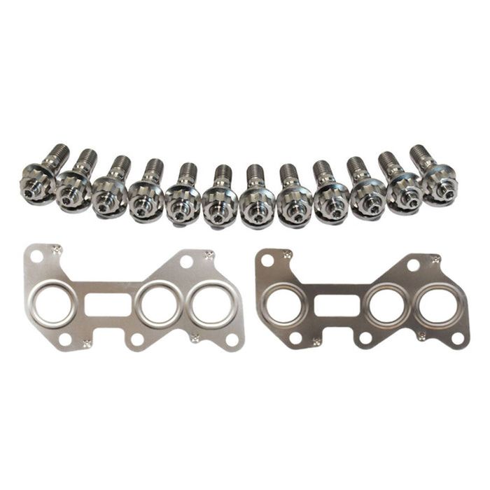 Permaseal Exhaust Manifold Titanium Stud & Gasket Kit For Toyota Soarer JZZ30 1JZ-GTE VVT 2.5L Twin Turbo 1996/08-2000