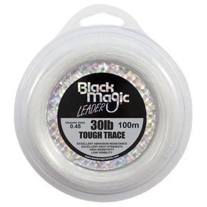 Black Magic Tough Trace Monofilament Fishing Leader 30lb