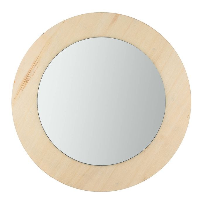Crafted 25cm Small Round Mirror