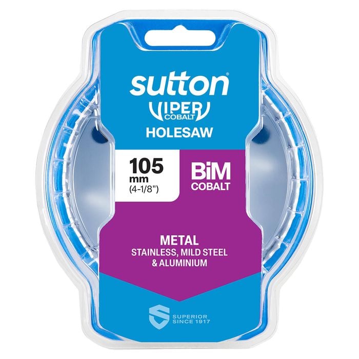 Sutton Tools 105mm Viper Cobalt Bi-Metal Holesaw