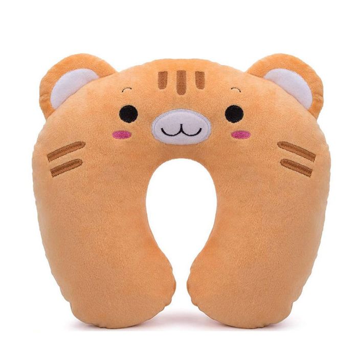 Catzon Animal Travel Pillow for Kids Soft Neck Head-Tiger