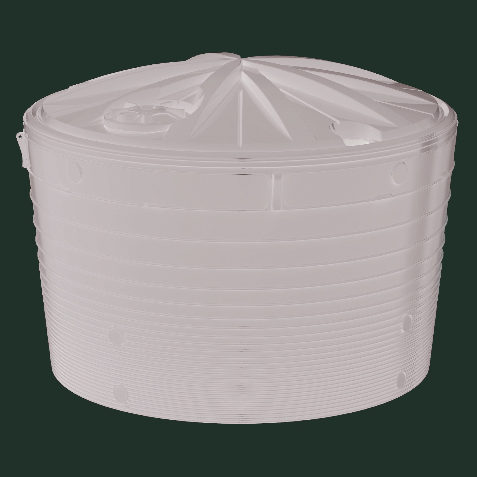 Team Poly 10000L Slate Grey Boabab Round Poly Water Tank product image