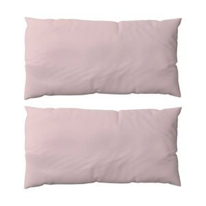 2PK The Lighthouse Washed Cotton King Pillowcase With Double Stitch Pink