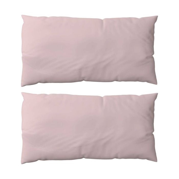 2PK The Lighthouse Washed Cotton King Pillowcase With Double Stitch Pink