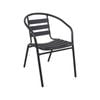 Marquee Black Aluminium and Steel Bistro Chair