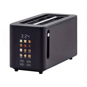 Healthy Choice 4-Slice Digital Toaster 800-950W Smart Touch Screen 6 Browning Levels – Black