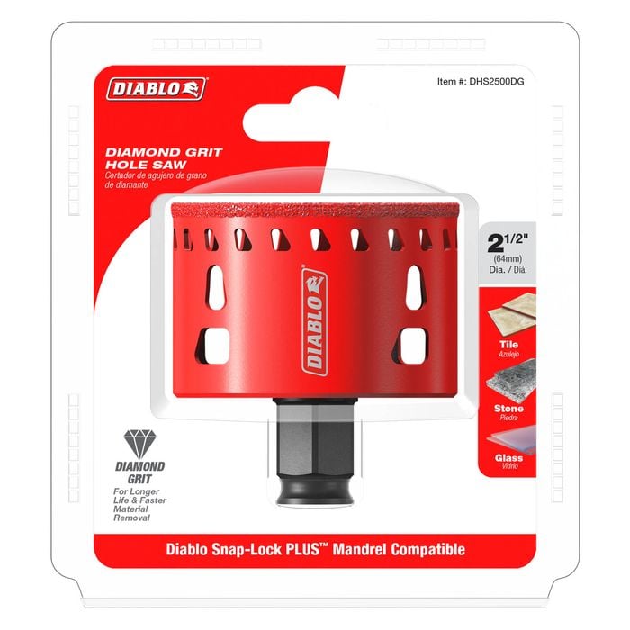 Diablo 64mm Diamond Grit Hole Saw