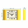 Newgate Metro Wall Clock-yellow