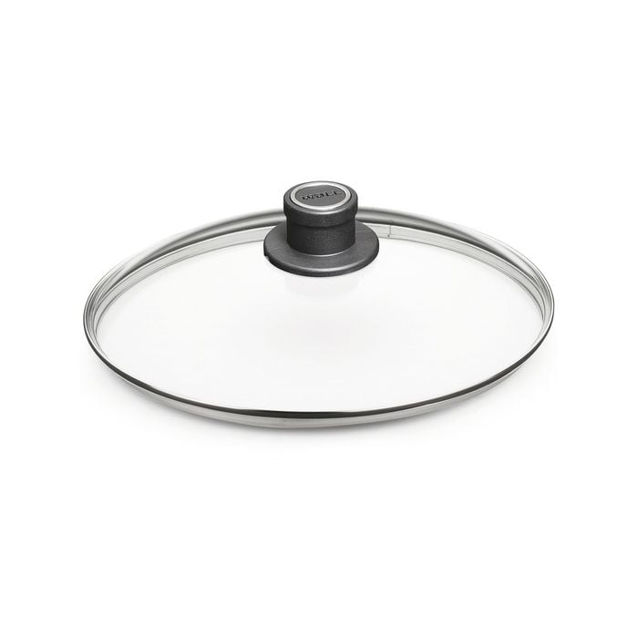 Woll Diamond Lite Fixed Knob Safety Glass Lid 28cm W/Knob