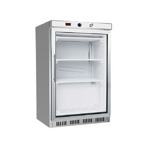 HF200G S/S Display Freezer with Glass Door