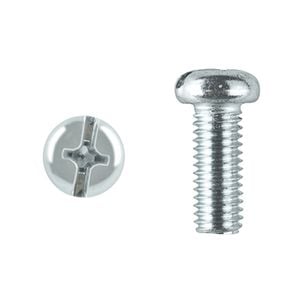 Pinnacle M5 x 20mm Zinc Plated Round Head Bolts And Nuts - 10 Pack