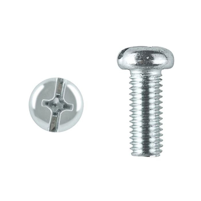 Pinnacle M5 x 20mm Zinc Plated Round Head Bolts And Nuts - 10 Pack