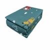 Designer Collection 100% Cotton Flannelette Sheet Set Single 40 Cm Wall Xmas Time