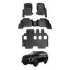 AUSGO 3-Row Set Car Floor Mats for Mitsubishi Pajero Sport 7-Seat 2015-Onwards Floor Liners