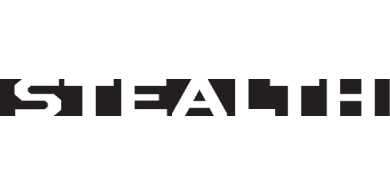 STEALTH logo in negative black colourway