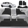 6D Diamond Car Floor Mats for Tesla Model 3 2024-Current-Full Set-Black-Outback GT
