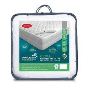 Tontine Comfortech Comfort Plus Queen Bed Anti Allergy Mattress Protector
