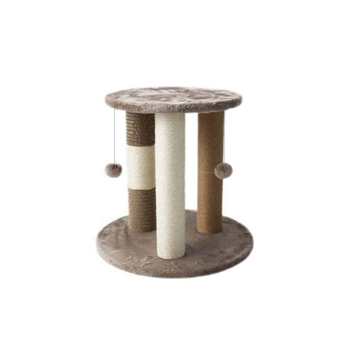 Catio Multiple Cat Scratching Post w Hanging Ball Toy Perch Bunnings Australia