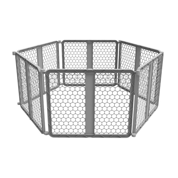 Hakuna Pets Grey Plastic Pet Playpen & Barrier