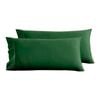 Serene 400tc Bamboo Cotton Sateen King Pillowcase Eden Green - Twin Pack