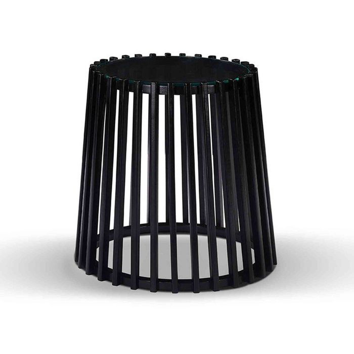 Modern Furniture LYNNA Side Table  50x48cm Solid Wood - Black