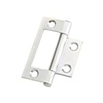 Zenith 50mm Easyfit Zinc Plated Fixed Pin Hinge
