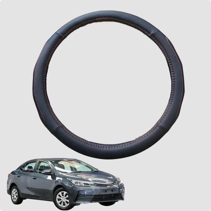 Steering Wheel Cover for Toyota Corolla 2015-2019 (ZRE172 Sedan) 38CM | Circle