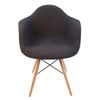 Sk Designer Living | Replica Eames Daw Eiffel Chair | Fabric & Natural - Charcoal