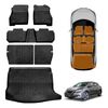 Floor Mats Boot Liner for Nissan LEAF ZE1 2017-2025 Cargo Kick Back Seat Protector Cover