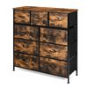Levede 9 Drawers Storage Cabinet Tallboy Brown
