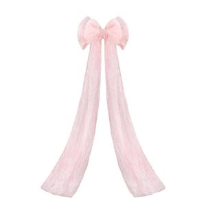Catzon 47X180cm Christmas Giant Bow Tulle Big Bows