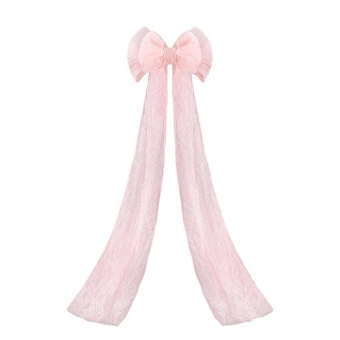 Catzon 47X180cm Christmas Giant Bow Tulle Big Bows