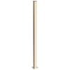 ProtectorAl 50 x 50 x 1600mm Primrose Aluminium Pool And Garden Flanged Fence Post With Cap