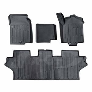 3D Floor Mats for Toyota HiAce Van 2019-Onwards Customized All Weather Car Mat Floor Liner Full Set
