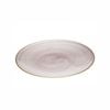 Ismay Large 33cm Round Glass Platter Tableware - Pink