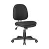 Lorell Contoured Task Chair Adjustable Height Office Swivel Black